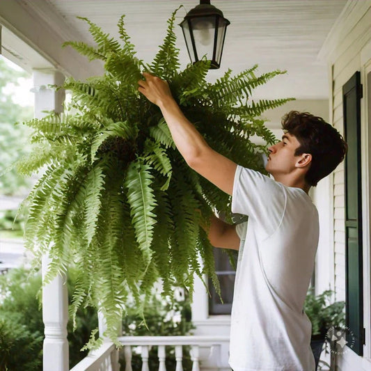 UV Resistant Artificial Boston Fern For Outdoors