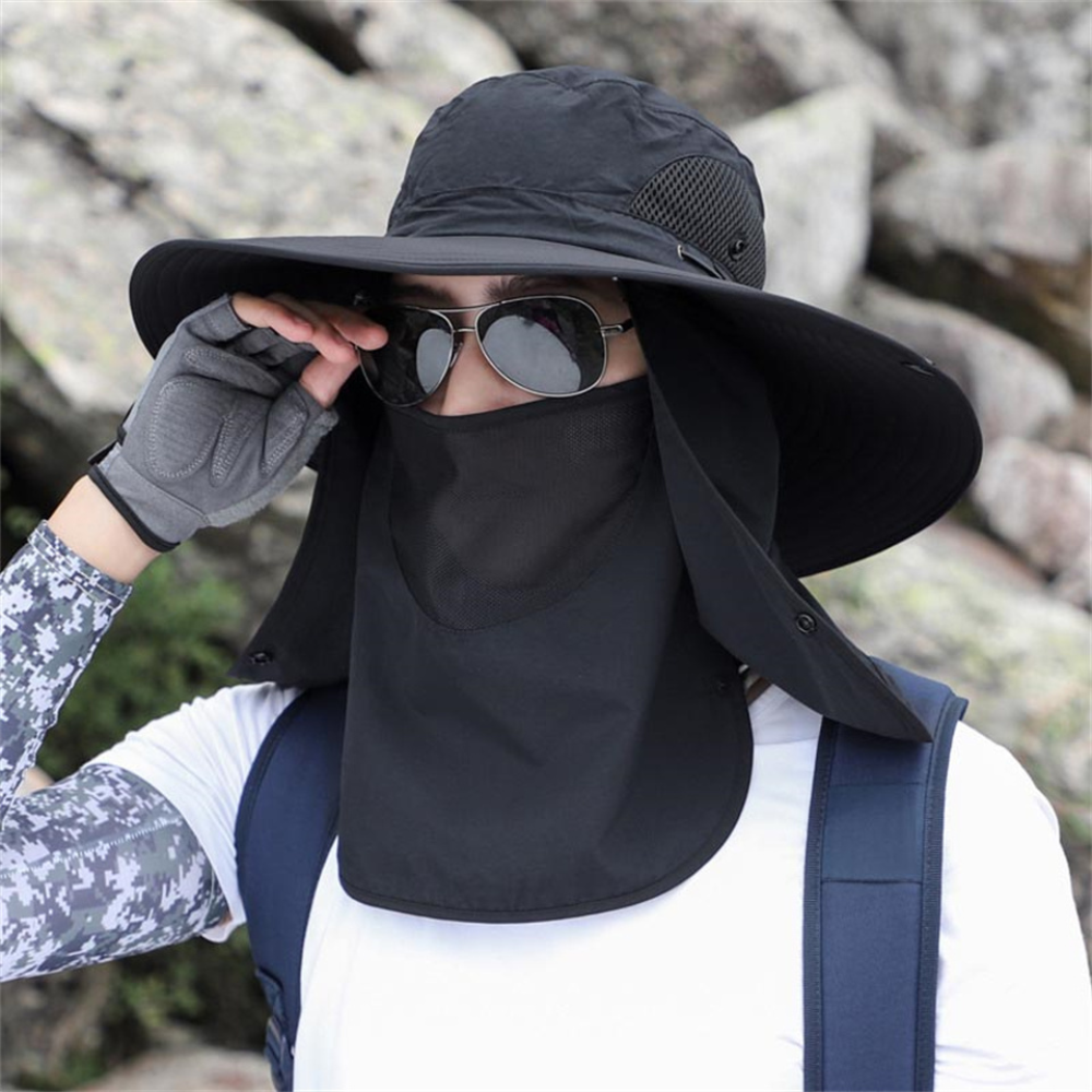Wide Brim Outdoor Sun Protection Fishing Hat
