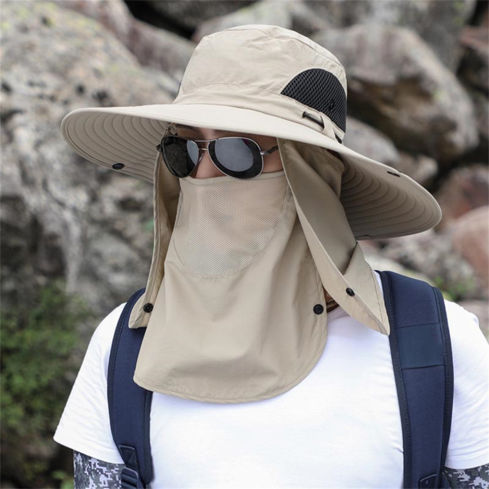 Wide Brim Outdoor Sun Protection Fishing Hat