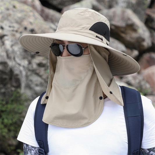 Wide Brim Outdoor Sun Protection Fishing Hat