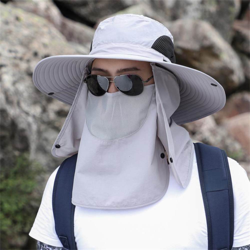 Wide Brim Outdoor Sun Protection Fishing Hat