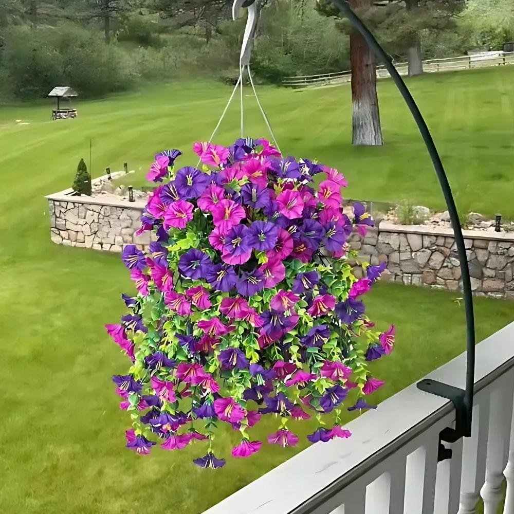 UV Resistant Artificial Morning Glory Flower
