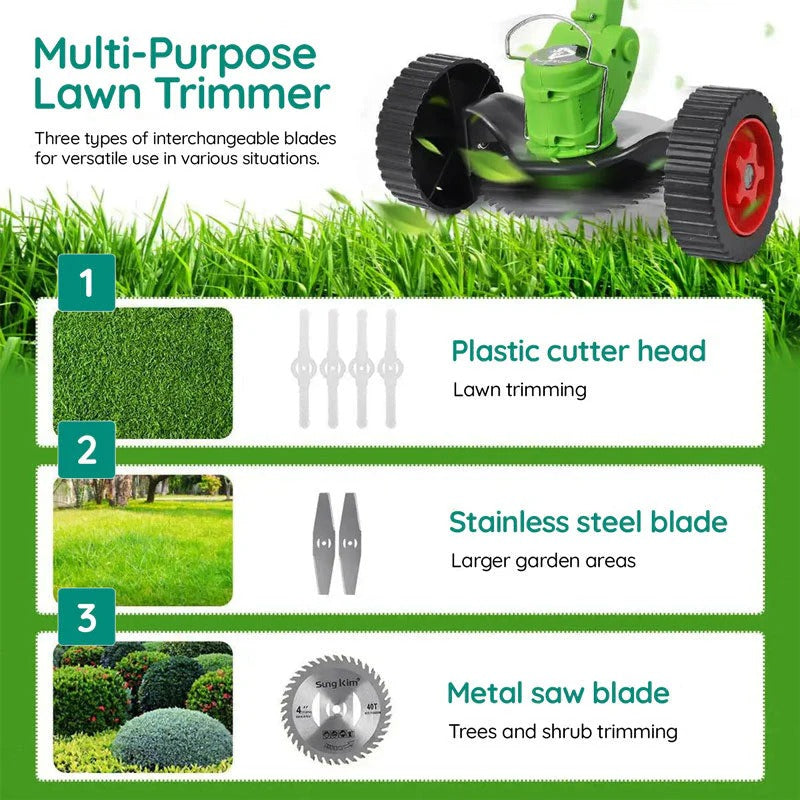 Cordless Grass Trimmer Electric Battery