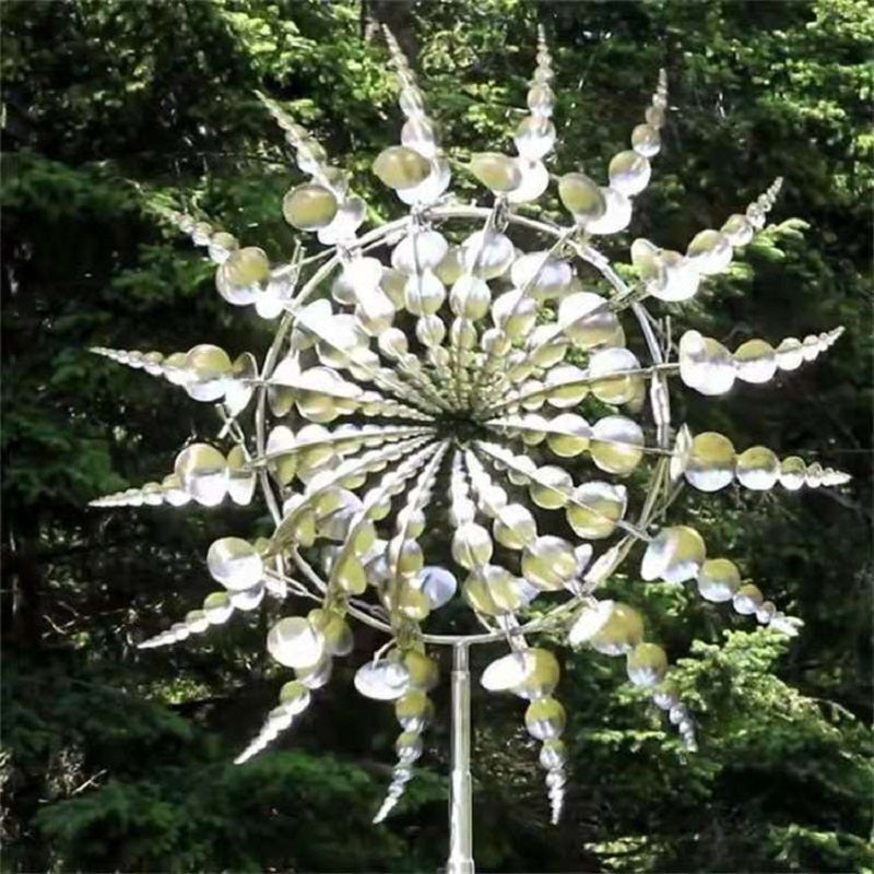 Metal Windmill Kinetic Wind Spinners