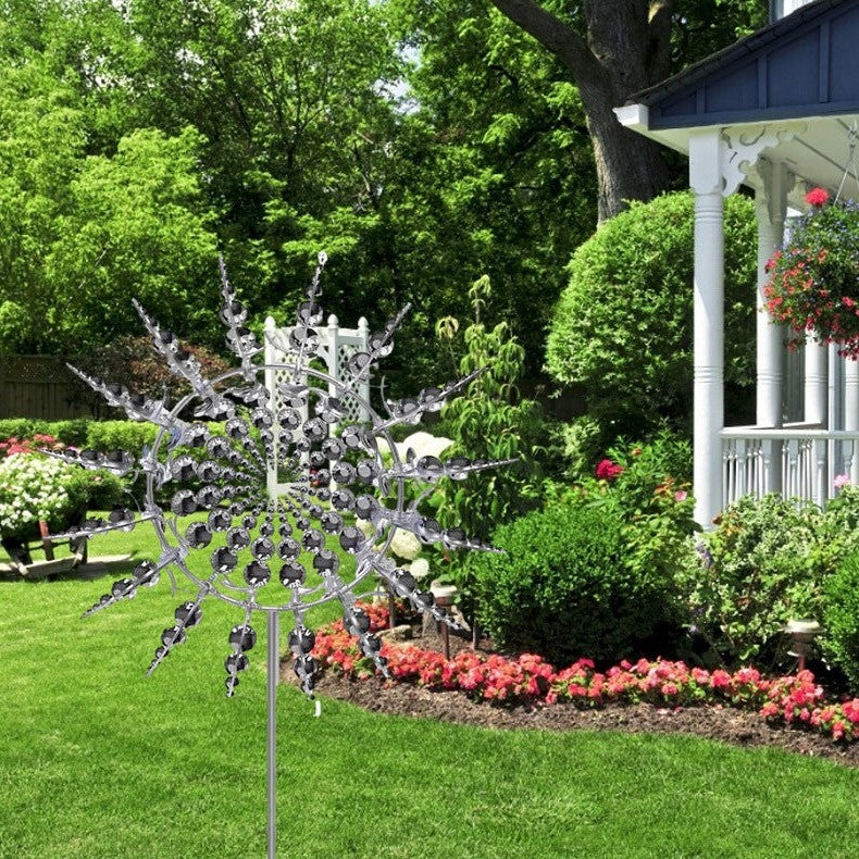 Metal Windmill Kinetic Wind Spinners